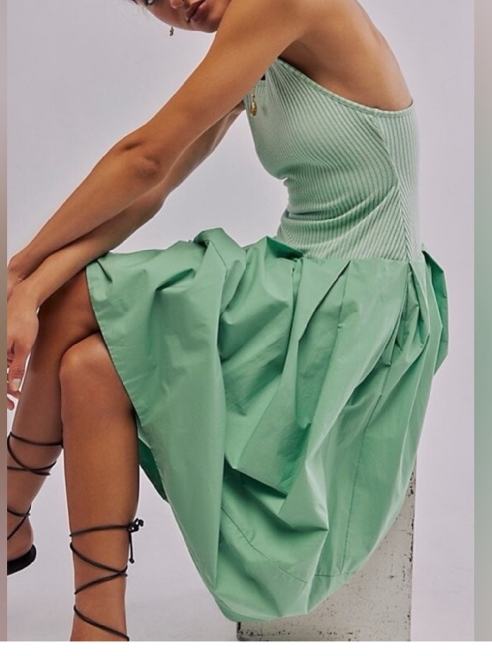 Free People Drops of Venus Midi Dress NWT XL - Picture 3 of 7